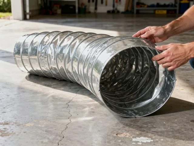 East Cleveland Dryer Vent Cleaning specialist using advanced equipment for thorough duct cleaning in East Cleveland