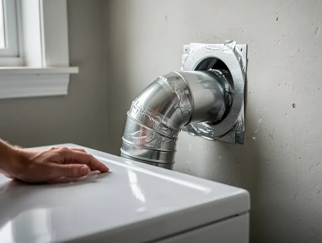 East Cleveland Dryer Vent Cleaning expert performing professional dryer vent repair and installation in East Cleveland